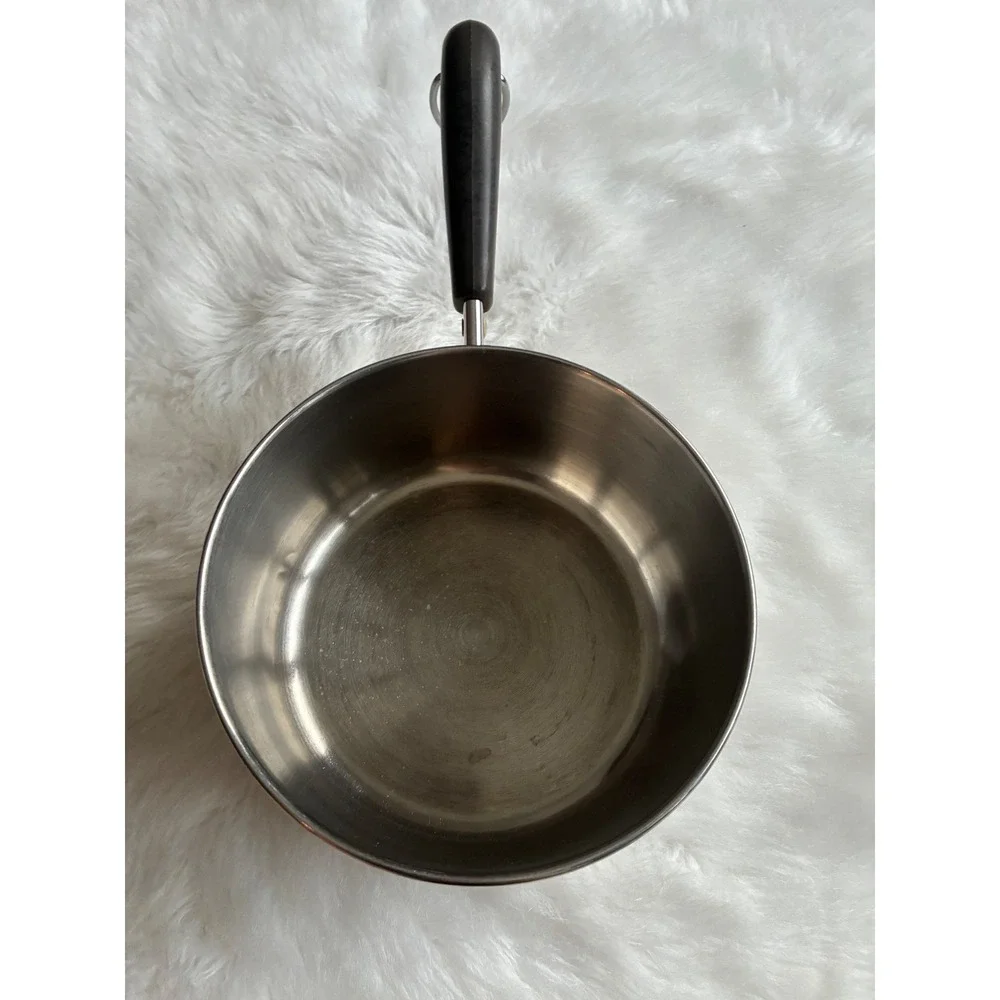 Revere Ware 1 1/2 Qt Saucepan Stainless Steel Handle Small Pot NO LID VGUC